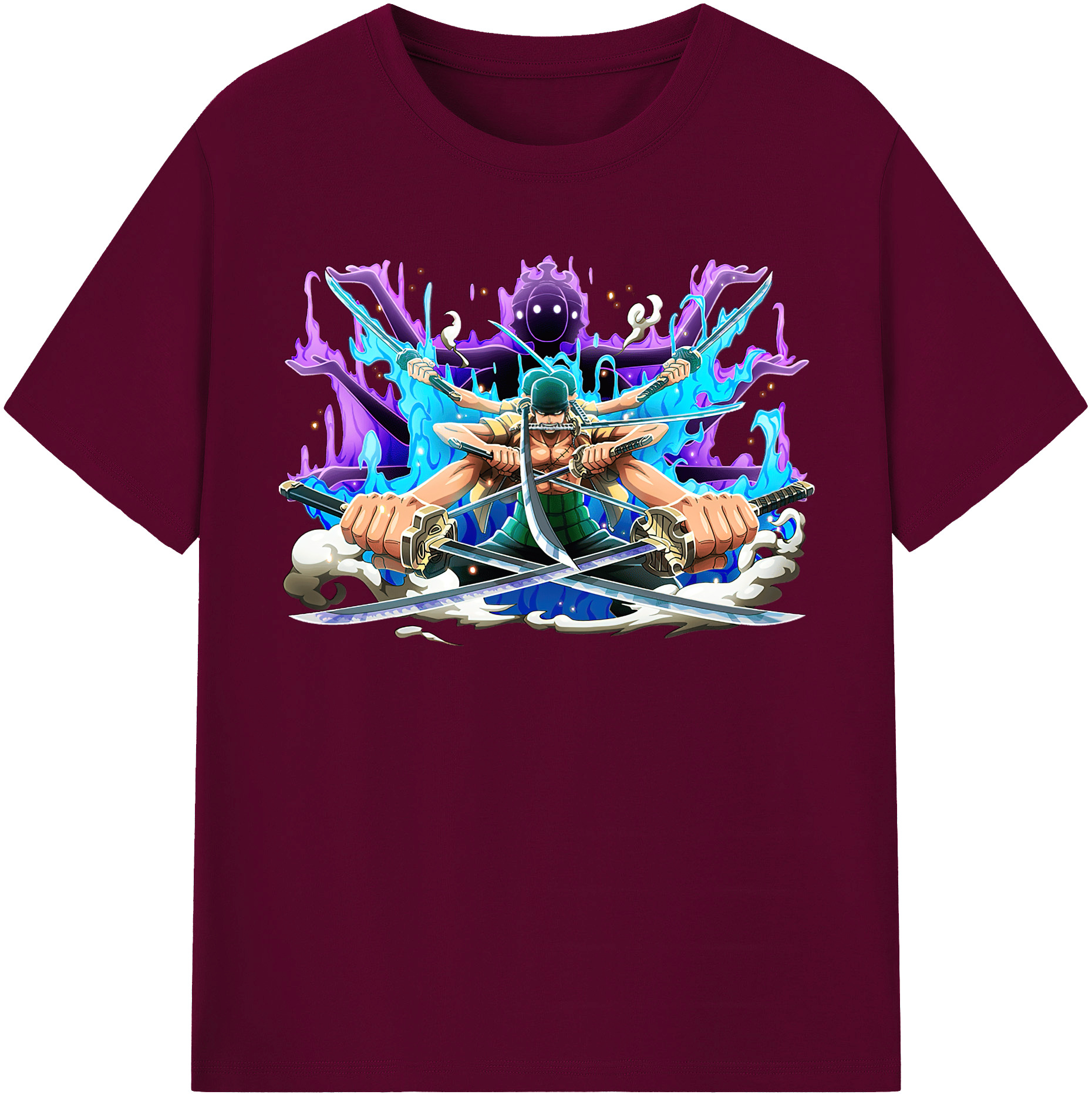 ワンピース ロロノア・ゾロ ONE PIECE Roronoa Zoro レディースカジュアルプリントTシャツ（綿100％）